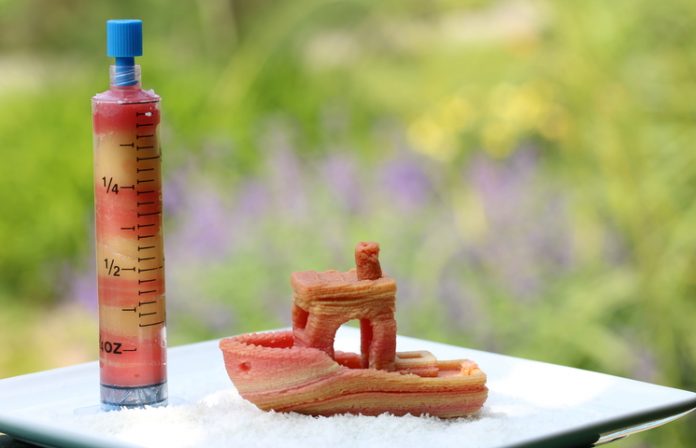 Marzipan-Boot aus dem 3D-Drucker (Foto: Bocusini)