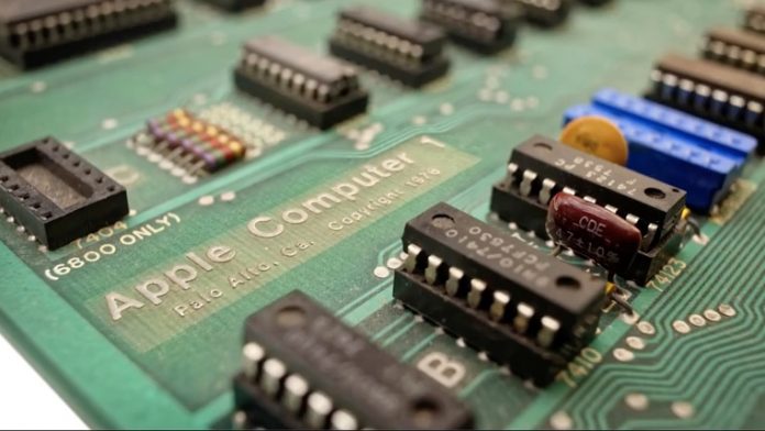 «Apple I» (Screenshot Auktionshaus Breker)