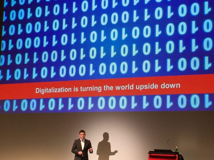 CeBIT-Chef Oliver Frese auf der Preview-Veranstaltung in Hannover