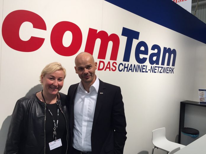 Sven Glatter und Christine Händler von comTeam