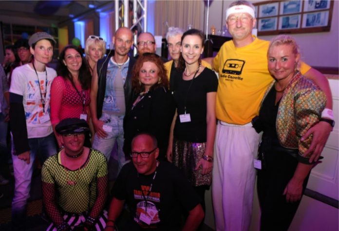 Das Comteam-Team in Feierlaune