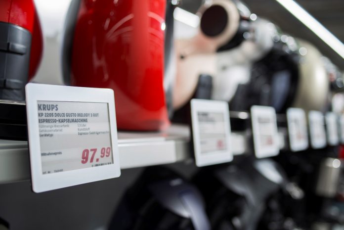 Elektronische Preisschilder im Media Markt: Einkaufsverhalten wird sich verändern