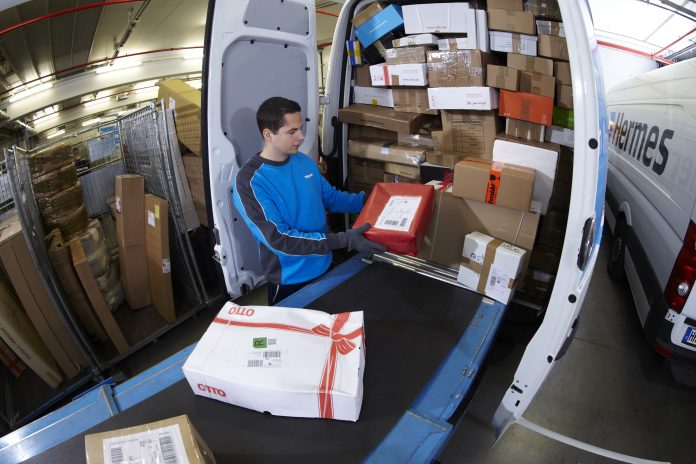 Der Logistik-Dienstleister Hermes hat seine Geschäfte im vergangenen Jahr deutlich ausgeweitet