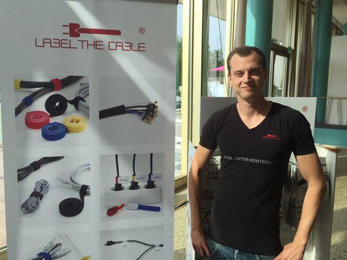 Felix Bechmann von  Label-the-Cable im IFA Palais