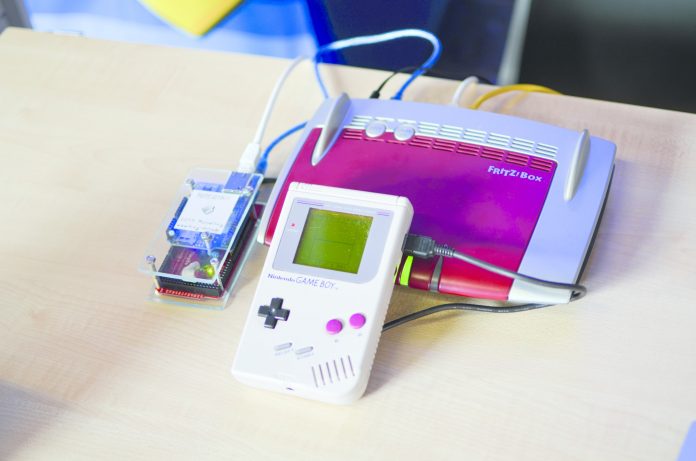 GameBoy zeigt die Bandbreitenauslastung (Bildquelle: AVM)