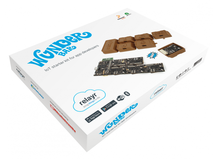 Der Relayr-Bausatz «Wunder Bar» ähnelt äußerlich einer Tafel Schokolade