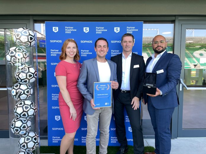 Carolin Henzel (Sophos), Lukas Weilinger (Bechtle direct), Wolfgang Lauer (Sophos Österreich), Saman Mojgani (Sophos Österreich)